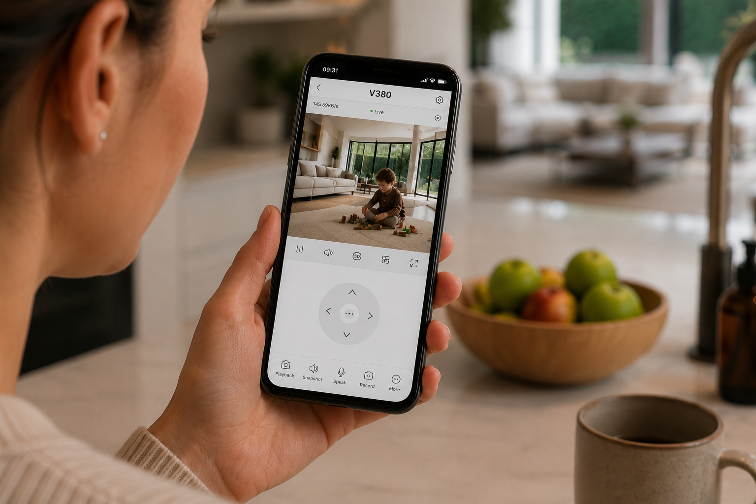 2mp full HD Binnencamera